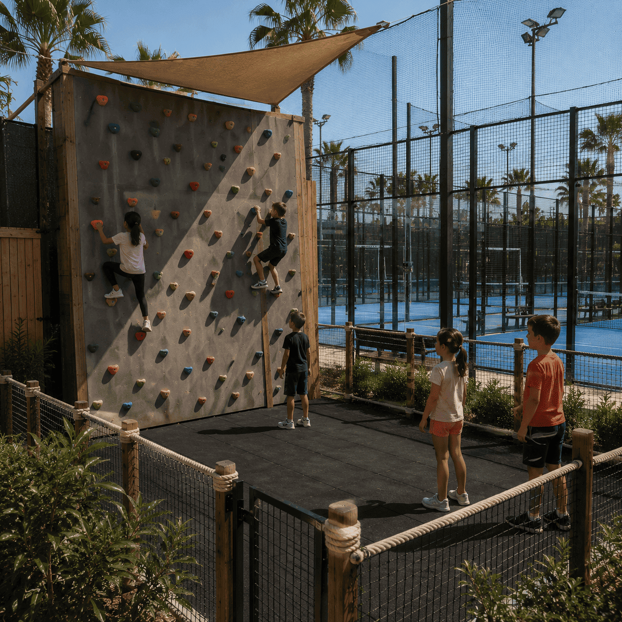 Zona social al aire libre